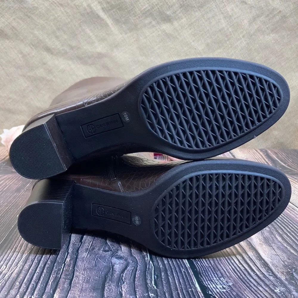 Giani Bernini Dark Brown Adonnys Dress Boots 10M - Picture 6 of 8